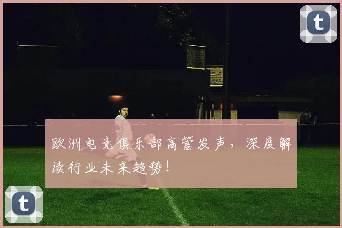 欧洲电竞俱乐部高管发声，深度解读行业未来趋势！